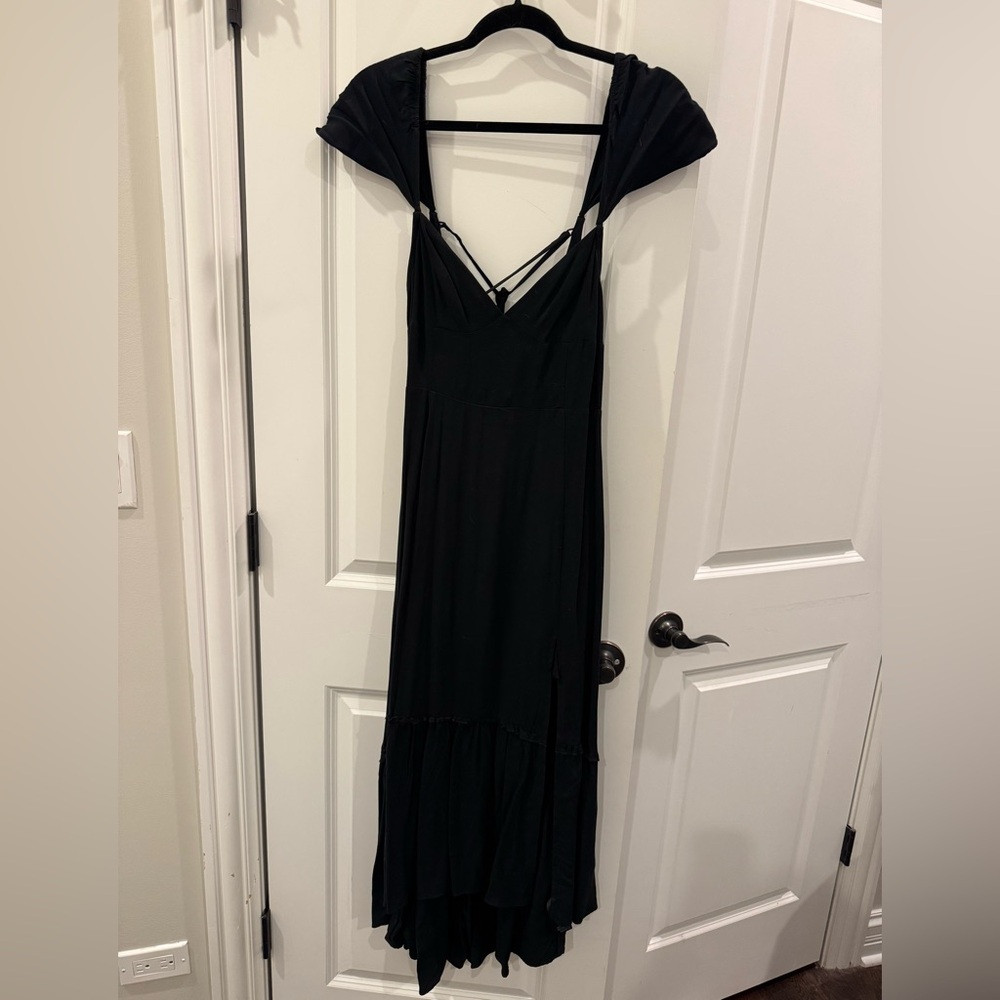 Urban Outfitters Black Midi Dress